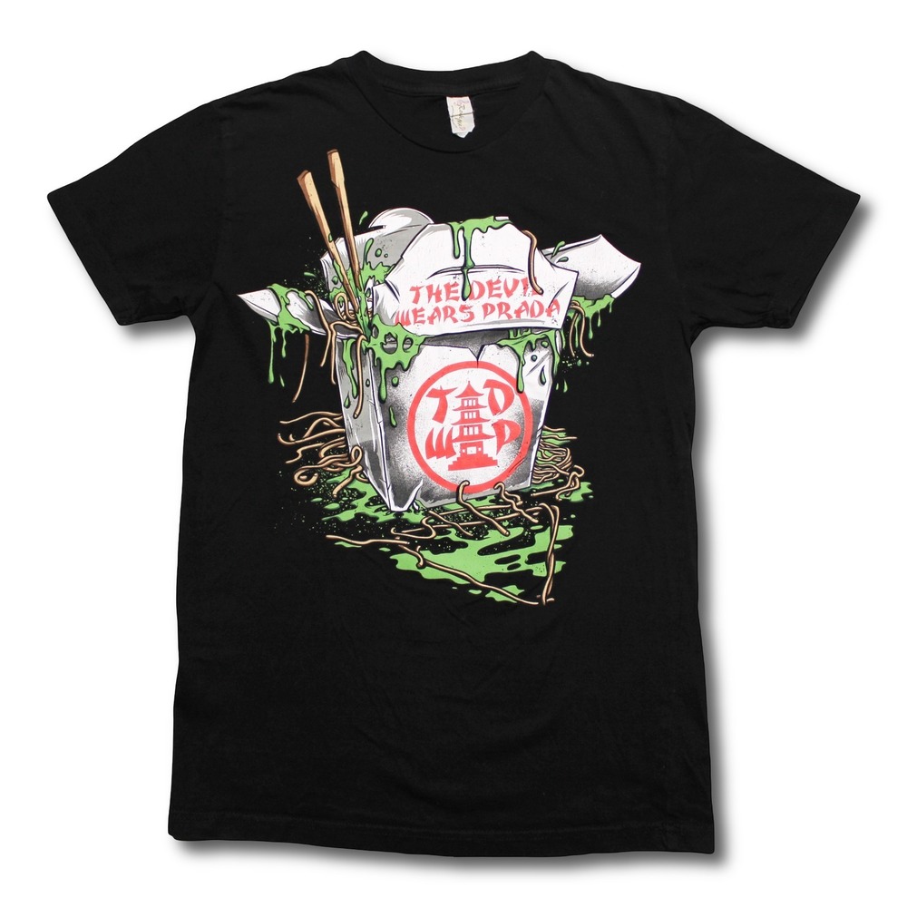 The Devil Wears Prada Red House Graphic T-shirt Band Graphic /‎ Y2K Emo Black
